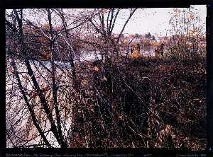 The Saxonville Dam, Sudbury River Framingham, Mass., November, 1989