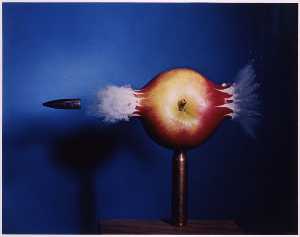 Bullet through Apple