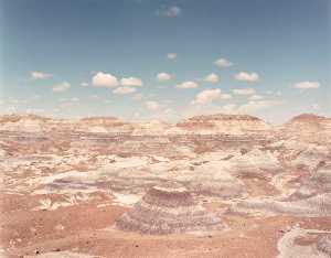 Azul Colina baja , Petrificado Bosque Norte . Pag . Arizona , de la cartera Sin sombras Lugares , Desiertos de los Suroeste
