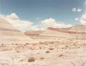 圆锥形帐篷 , 石化的 森林n . P . 亚利桑那 ,  从 投资组合 无影 地方 , 沙漠  的 西南