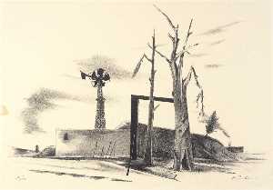(Untitled Landscape with Windmill)
