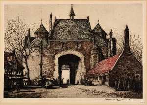 Porte de Bruges, Belgian Village Chicago, 1934
