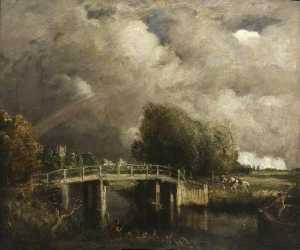 The Fen Bridge, near Dedham (also known as Constable's Country)