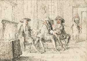 Illustrazione di atto i , Scena IX di 'Monsieur de Pourceaugnac' di molière