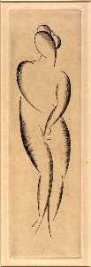 Female Nude, Standing