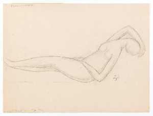 Study for Figure in a Hammock