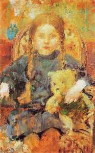Girl with a Teddy Bear