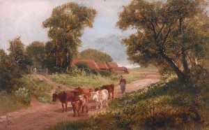 Landscape with Cows and Cowman
