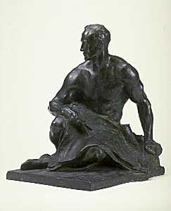 Preliminary Model of Male Figure from Fountain of Engineers