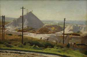A China Clay Pit, Leswidden