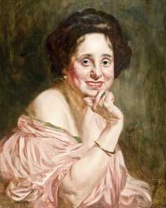 Portrait of a laughing Lady