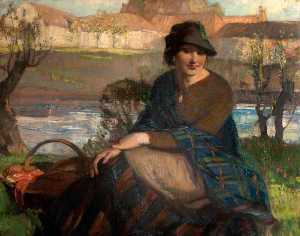 Woman with Basket