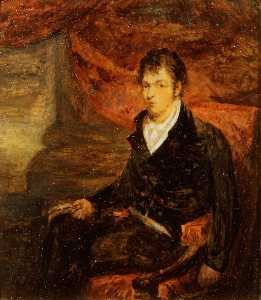 портрет мужчины ( возможно Роберт Ожоги , 1759–1796 , поэта )