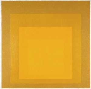 Study for Homage to the Square Departing in Yellow