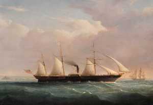 RMS 'Severn' in the Bristol Channel