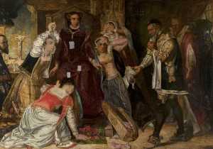 Mary, Queen of Scots, Receiving the Warrant for Her Execution