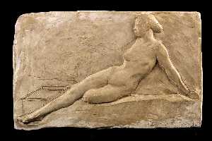 reclinando desnudo femenino