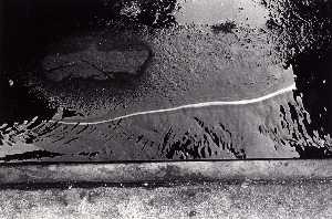 Untitled (water, curb)
