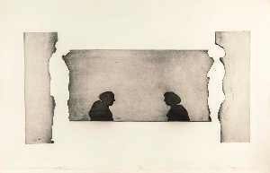 (The Artist and the Model, portfolio) Confrontation Across Two Shadows