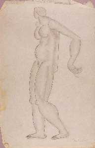 (Untitled Standing Female with Straight Back)