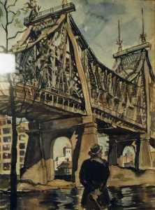 (Chicago Bridge), (painting)