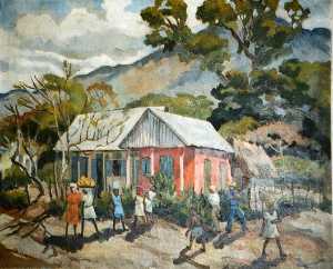 (House Haiti), (painting)