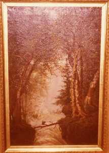 (Woodland Stream), (painting)
