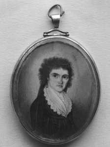 Abigail Maria Storrs (Mrs. Ethan Stone), (painting)