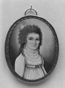 Clarissa Storrs (Mrs. Jeremiah Atwater), (painting)