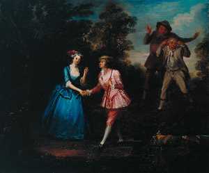 Damon and Phillida Reconciled A Scene from Colley Cibber’s ‘Damon and Phillida’