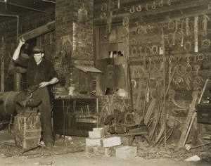 Blacksmith, Lowell, Vermont