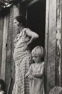 Moglie e il bambino di un mezzadro , washington paese , Arkansas
