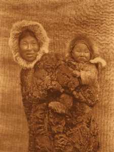 English Woman and child Nunivak