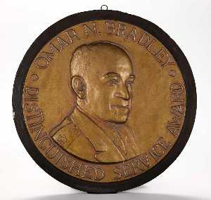 omar n . bradley distinguished service Medaille für unterschieden Beitrag zu nationale Sicherheit ( design für entsprechend )