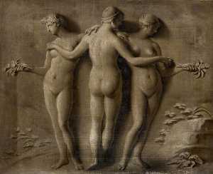 Simulated Relief of the Three Graces