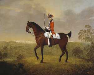 Cornetta Tommaso boothby parkyns ( 1755–1800 ) , 15th ( o il King’s ) Reggimento di ( Luce ) Dragoni