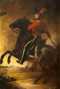 Equestrian Portrait of Sir James Gardiner Baird, Bt