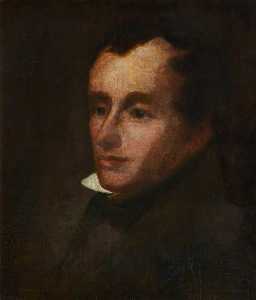 John Sofonías Campana ( 1794–1883 ) , Artista , autorretrato