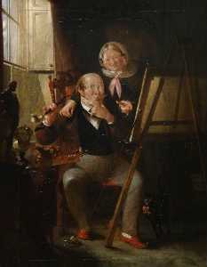 Self Portrait with the Artist's Wife