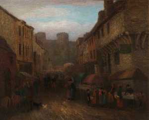 A View of Castle Street, Conwy