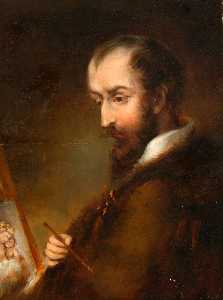 Portrait of a Man (after Correggio)