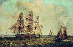 The Three Masted Barque 'Halcyon' of Hull