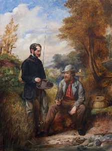 The Artist Fishing with His Brother, R. M. Ballantyne