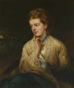 The Honourable Evelyn Stuart (d.1888), Daughter of the 12th Lord Blantyre and Wife of Archibald Kennedy, 3rd Marquess of Ailsa