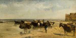Fruit Boats on the Mediterranean