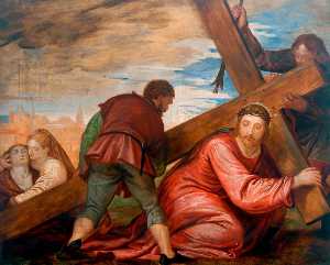 Cristo su la sua strada al calvario ( dopo paolo veronese )