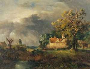 Landscape with a Farmhouse and a Mill
