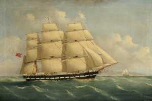 A Blackwall Frigate off the Cape