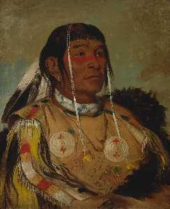 Sha co paga , los seis , Jefe de las llanuras Ojibwa