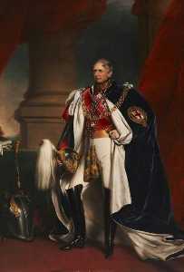 Charles Guillermo Stewart ( vaneta posterior ) ( 1778–1854 ) , Barón Stewart , Tarde 3rd Marqués de londonderry , KILOGRAMO , en la liga Batas